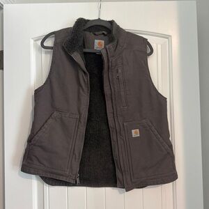 Carhartt Purple Sherpa-Lined Vest